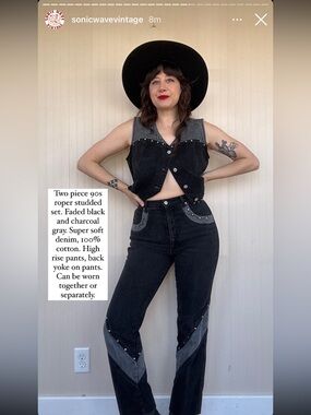 Vintage Roper western set! Size m / l